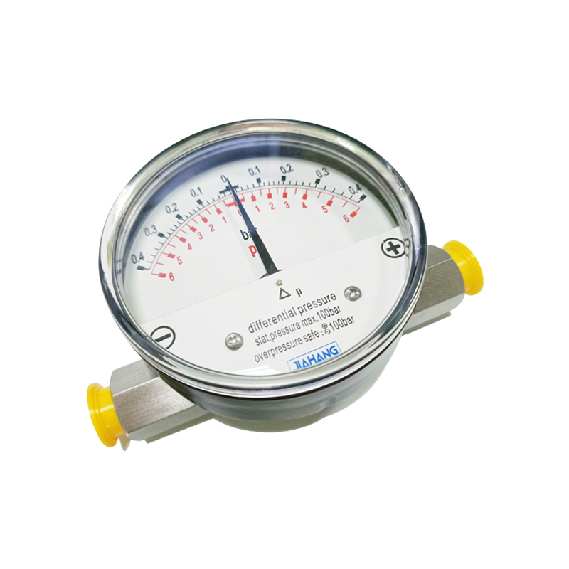 magnetic piston type differential pressure gauge